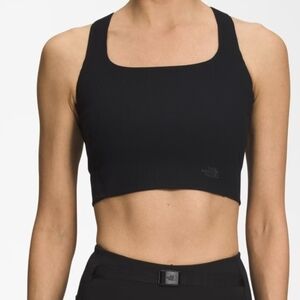 The North Face Ribbed Black Athletic Crop Top